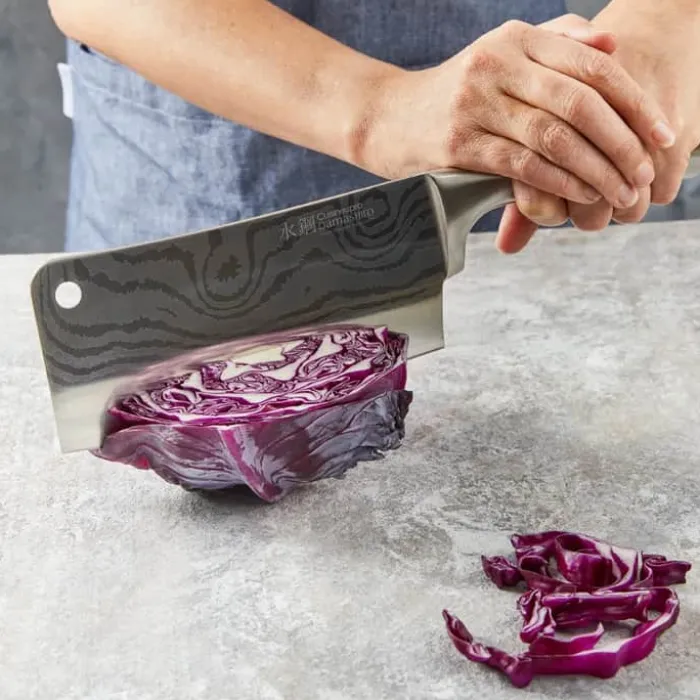 THE CUSTOM CHEF™ Cuisine::pro Damashiro® Kødøkse L 17 cm - Rustfrit stål - Stål