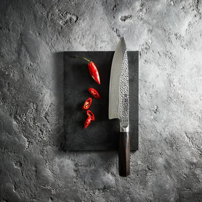THE CUSTOM CHEF™ Cuisine::pro Damashiro® EMPEROR Kokkekniv L 20 cm - Rustfrit stål - Stål/brun