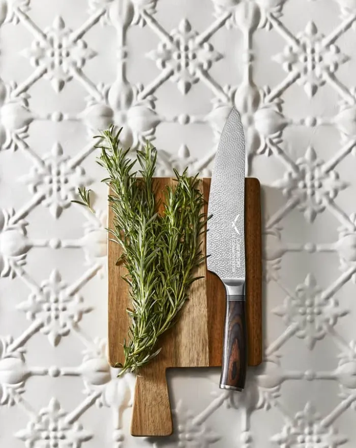 THE CUSTOM CHEF™ Cuisine::pro Le Connoisseur Kokkekniv L 20 cm - Rustfrit stål - Stål/brun