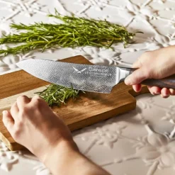 THE CUSTOM CHEF™ Cuisine::pro Le Connoisseur Kokkekniv L 20 cm - Rustfrit stål - Stål/brun