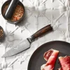 THE CUSTOM CHEF™ Cuisine::pro Le Connoisseur Kokkekniv L 15 cm - Rustfrit stål - Stål/brun