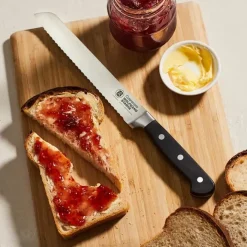 THE CUSTOM CHEF™ Cuisine::pro Wolfgang Starke Brødkniv L 20 cm - Rustfrit stål - Stål/sort