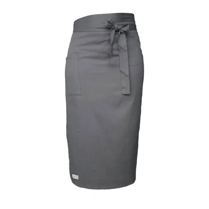 The Organic Company Forklæde B 83 x L 100 cm - Bomuld - Grå