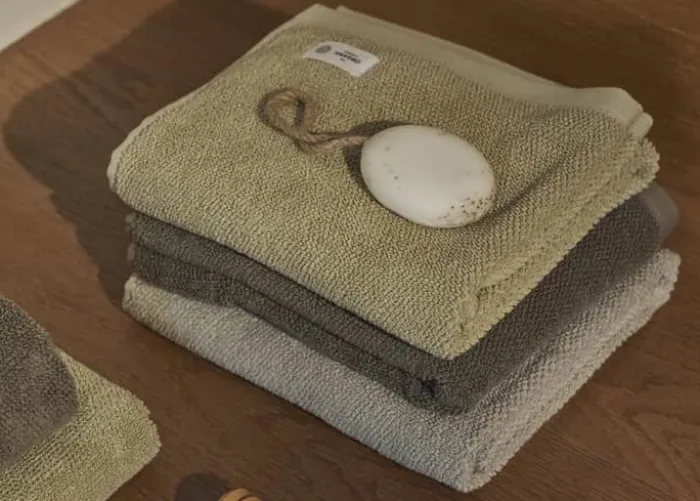 The Organic Company MILD Badehåndklæde B 70 x L 140 cm - Bomuld - Beige