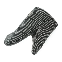 The Organic Company Ovnhandske - 2 stk. L 14 cm - Økologisk bomuld - Grey