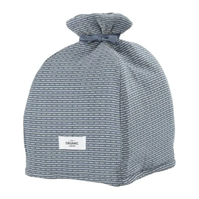 The Organic Company Tehætte B 30 x L 36 cm - Økologisk bomuld - Blå