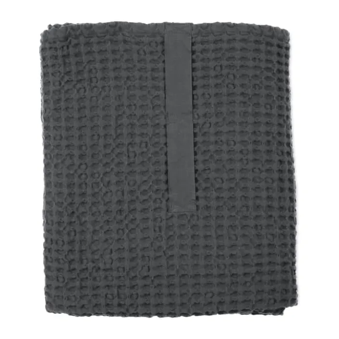 The Organic Company Vaffel Badelagen B 100 x L 150 cm - Økologisk bomuld - Grå