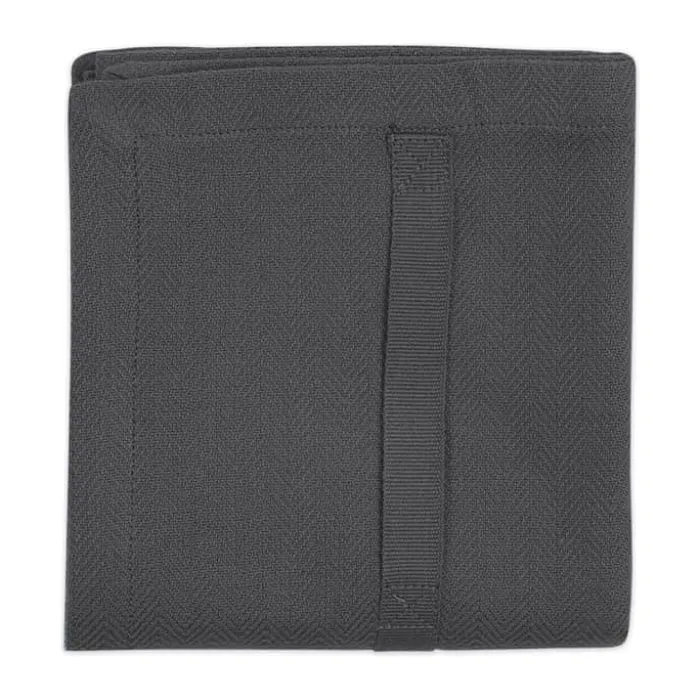 The Organic Company Viskestykke B 53 x L 86 cm - Økologisk bomuld - Mørkegrå