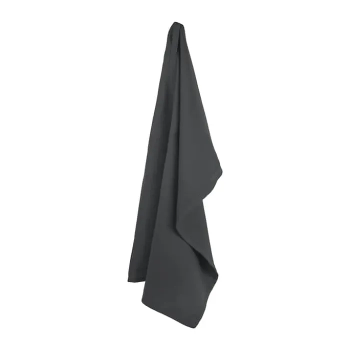 The Organic Company Viskestykke B 53 x L 86 cm - Økologisk bomuld - Mørkegrå