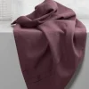 The Organic Company Viskestykke B 53 x L 86 cm - Økologisk bomuld - Lilla