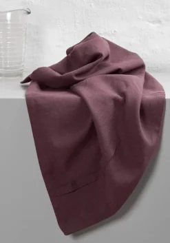 The Organic Company Viskestykke B 53 x L 86 cm - Økologisk bomuld - Lilla