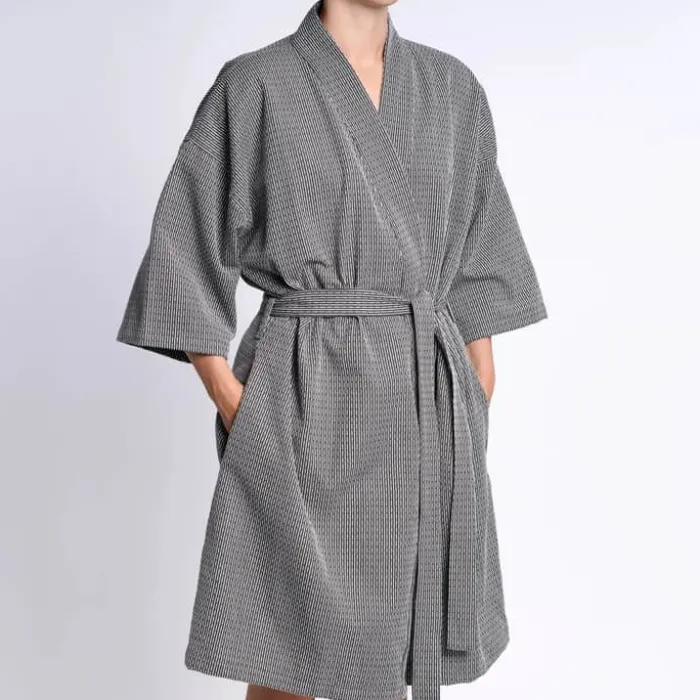The Organic Company Wellness Badekåbe M/L - Økologisk bomuld - Grey