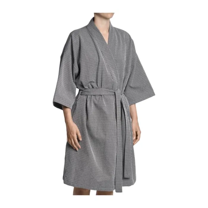 The Organic Company Wellness Badekåbe M/L - Økologisk bomuld - Grey
