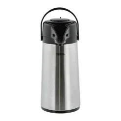 Thermos Termokande 1,9 liter - Stål/Glas - Sort