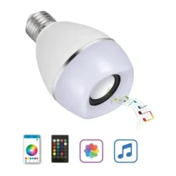 Thomsons LED musik pære E27 - Multifarvet - 9 watt