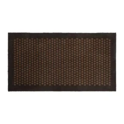 Tica Copenhagen Dot Gulvtæppe B 67 x L 120 cm - Polyamid/vinyl - Brun/cognac