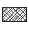 Tica Copenhagen Lines Dørmåtte B 45 x L 75 cm - Gummi - Sort