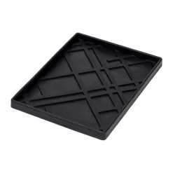 Tica Copenhagen Lines Skobakke B 28 x L 38 cm - Gummi - Sort