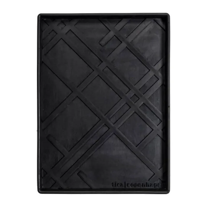 Tica Copenhagen Lines Skobakke B 28 x L 38 cm - Gummi - Sort