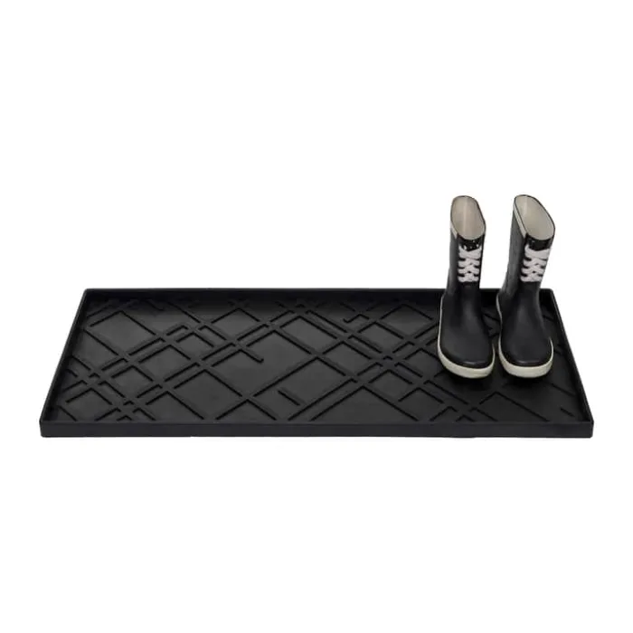 Tica Copenhagen Lines Skobakke B 38 x L 88 cm - Gummi - Sort