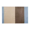 Tica Copenhagen Stripes Horisontal Gulvmåtte B 60 x L 90 cm - Polyamid/vinyl - Ivory/sand/blå