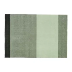 Tica Copenhagen Stripes Horisontal Gulvtæppe B 90 x L 130 cm - Polyamid/vinyl - Grøn