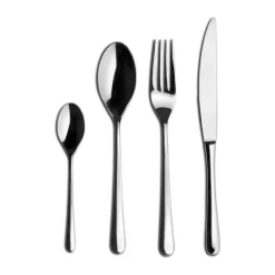 Timm Vladimir Kitchen Bestiksæt - 16 dele 4 kuverter - Rustfrit stål - Blank