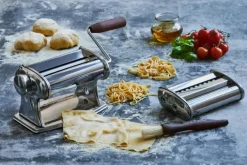 Timm Vladimir Kitchen Børste til pastamaskine L 19 cm - Karboniseret ask m. naturhår