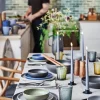 Timm Vladimir Kitchen Fad Ø 33 cm - Stentøj - Blå