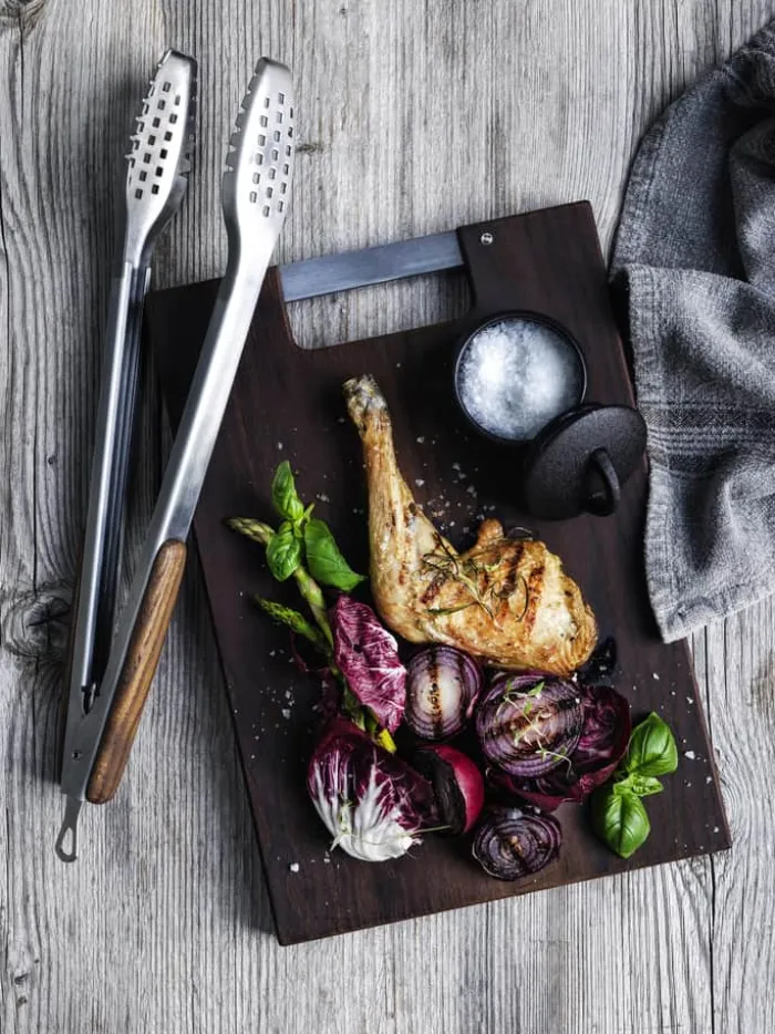 Timm Vladimir Kitchen Grilltang L 45 cm - Rustfrit stål/Certificeret træ