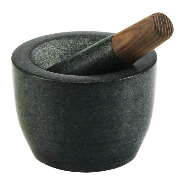 Timm Vladimir Kitchen Morter Ø 13 cm - Granit/certificeret træ
