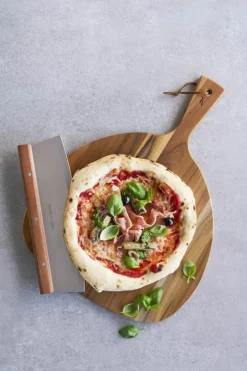 Timm Vladimir Kitchen Pizzabræt B 38 x L 50 cm - Certificeret teak - Natur
