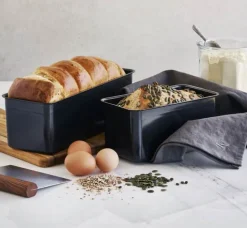 Timm Vladimir Kitchen Premium Rugbrødsform 2 liter - Rustfrit stål - Sort