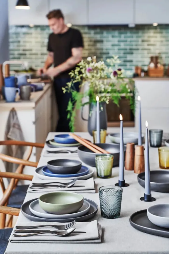 Timm Vladimir Kitchen Skål Ø 16 cm - Stentøj - Blå