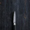 Timm Vladimir Kitchen Universalkniv L 15 cm -Damaskusstål/POM/messing - Sort