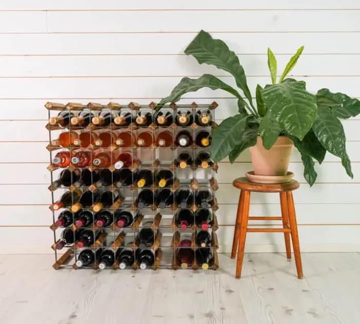 Traditional Wine Racks Vinreol 72 flasker - Fyretræ - Lys
