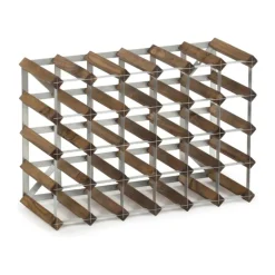 Traditional Wine Racks Vinreol 30 flasker - Fyretræ - Mørk