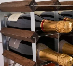 Traditional Wine Racks Vinreol 30 flasker - Fyretræ - Mørk