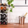 Traditional Wine Racks Vinreol 15 flasker - Fyretræ - Mørk