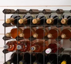 Traditional Wine Racks Vinreol 42 flasker - Fyretræ - Mørk