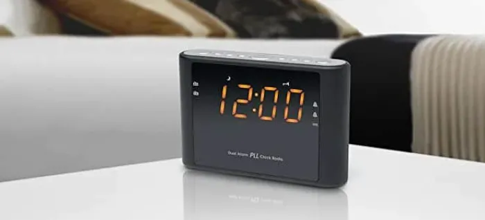 Trident Traders Clockradio 10700 H 10 cm x B 6,3 cm - Plastik - Sort