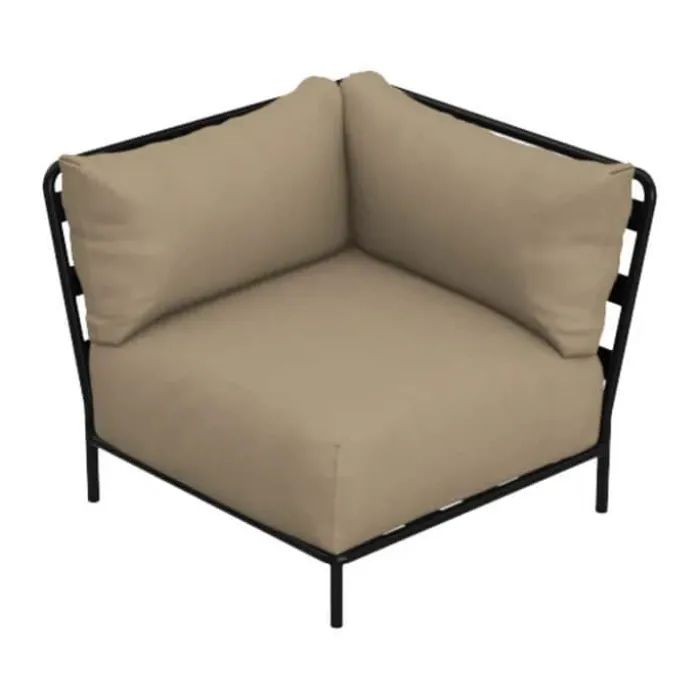 TRIMM Copenhagen Brick Hjørnemodul H 74 x B 93 x L 93 cm - Taupe