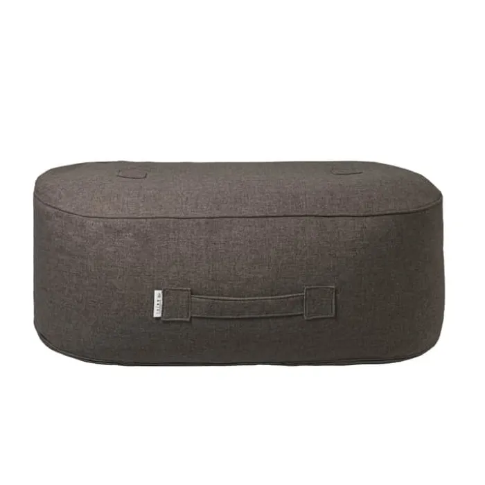TRIMM Copenhagen Oblong Puf H 40 x B 55 x L 110 cm - Uld - Brun