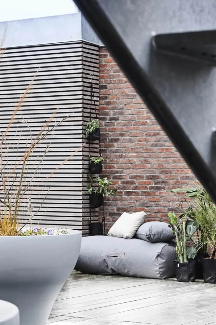 TRIMM Copenhagen Rocket Daybed H 40 x B 70 x L 120 cm - Grey