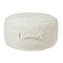 TRIMM Copenhagen Tiny Moon Puf H 40 x B 70 cm - Økologisk bomuld - Natur