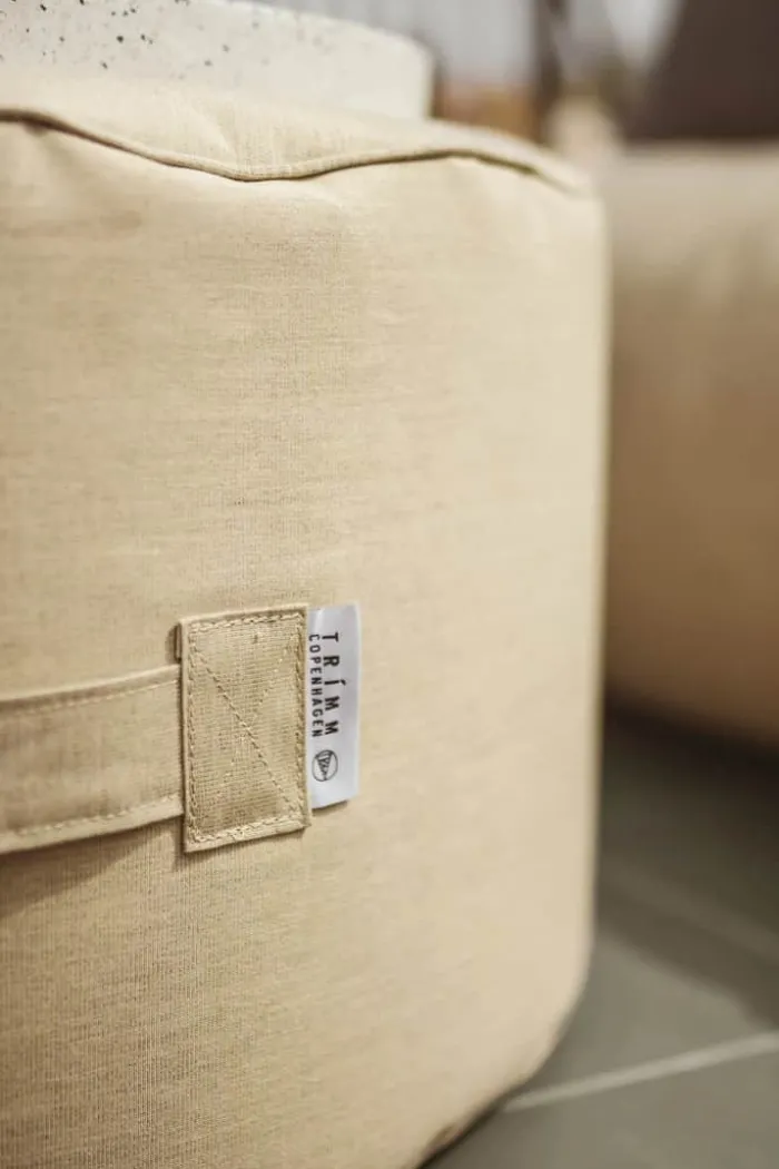 TRIMM Copenhagen Tiny Moon Puf H 40 x B 70 x L 70 cm - Taupe