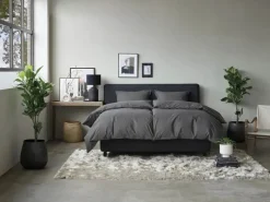 Turiform Pure Sleep Sengetøj B 140 x L 220 cm - Bomuldssatin - Grå