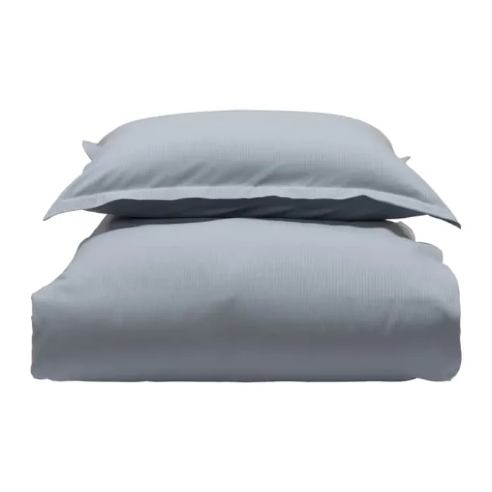 Turiform Turistripe Sengetøj B 200 x L 220 cm - Økologisk bomuld - Lyseblå