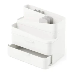 Umbra Glam Opbevaringskasse H 28,4 x B 26,7 x L 18,4 cm - Plastik - Hvid