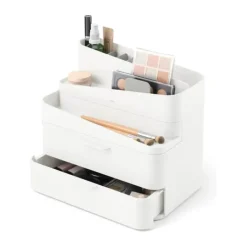Umbra Glam Opbevaringskasse H 28,4 x B 26,7 x L 18,4 cm - Plastik - Hvid